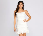 Robe courte à franges Sway With Me